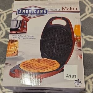 Red Waffle Maker